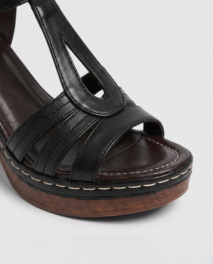 Virelle | Sandales Femme À Talon Carré Avec Brides Réglables