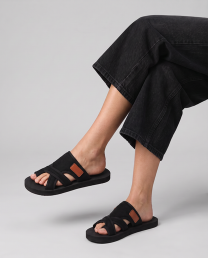 Virelle | Sandales Femme Orthopédiques À Enfiler En Maille