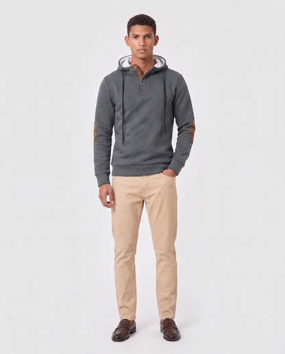 Virelle | Pull À Capuche Homme Boutonné