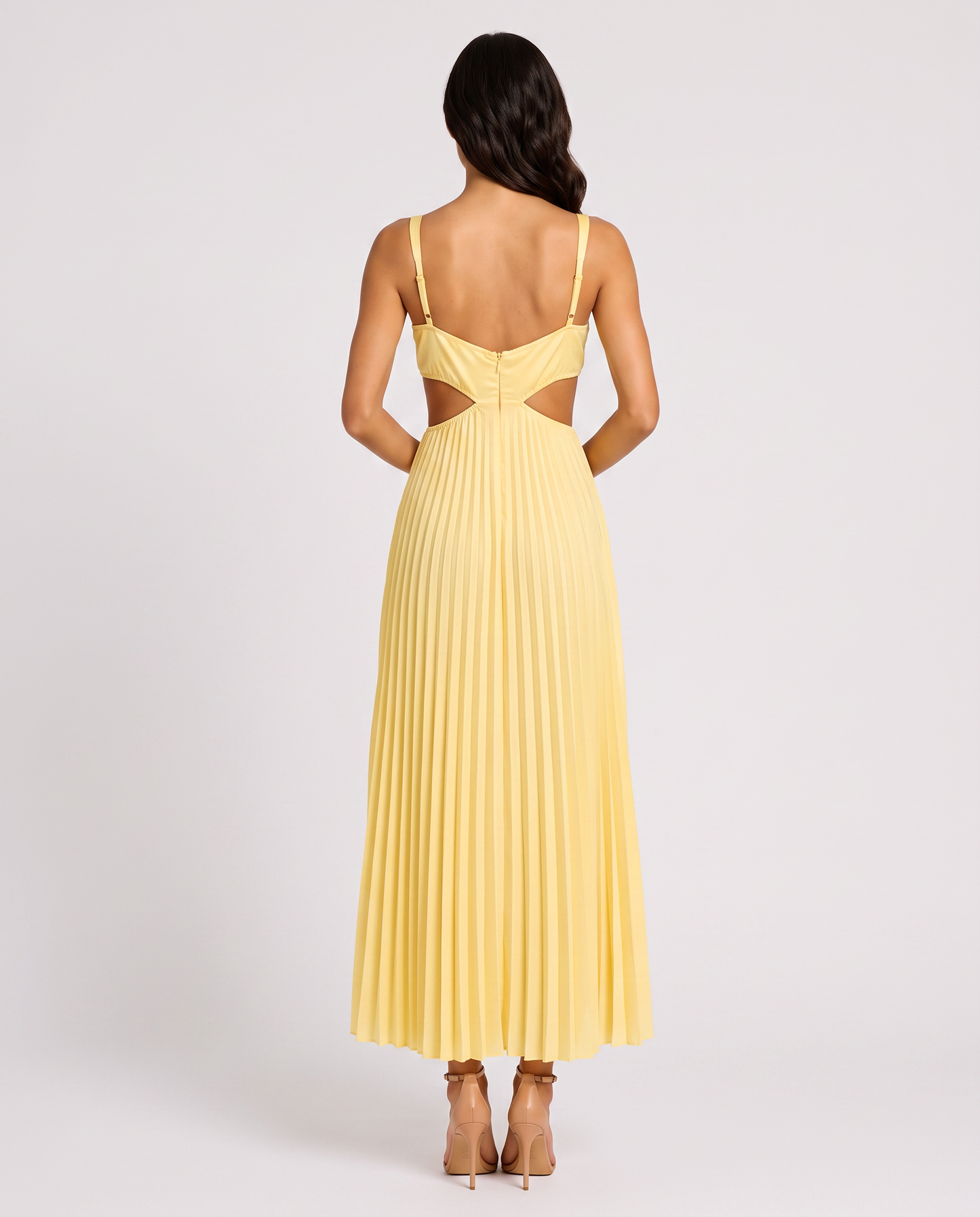 Virelle | Robe Longue Plissée À Coupe Fluide