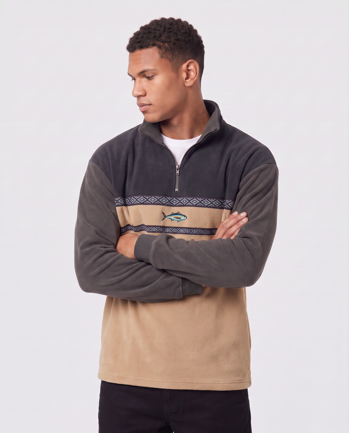 Virelle | Pull Demi-Zip Homme