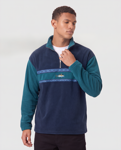 Virelle | Pull Demi-Zip Homme