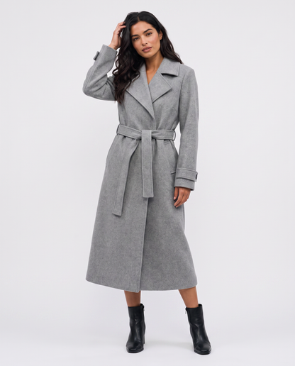Virelle | Manteau Long Ceinturé Femme
