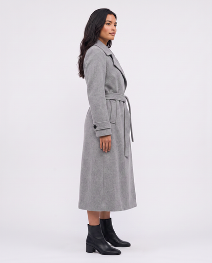 Virelle | Manteau Long Ceinturé Femme