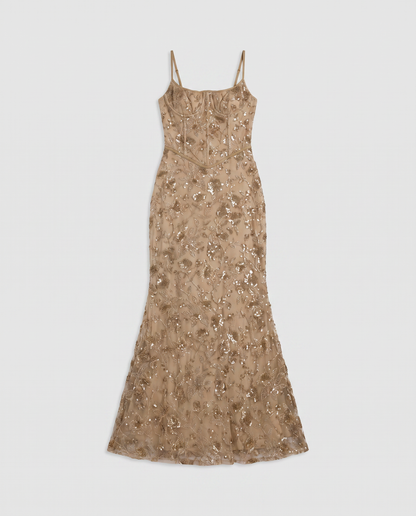 Virelle | Robe Maxi Brodée Femme
