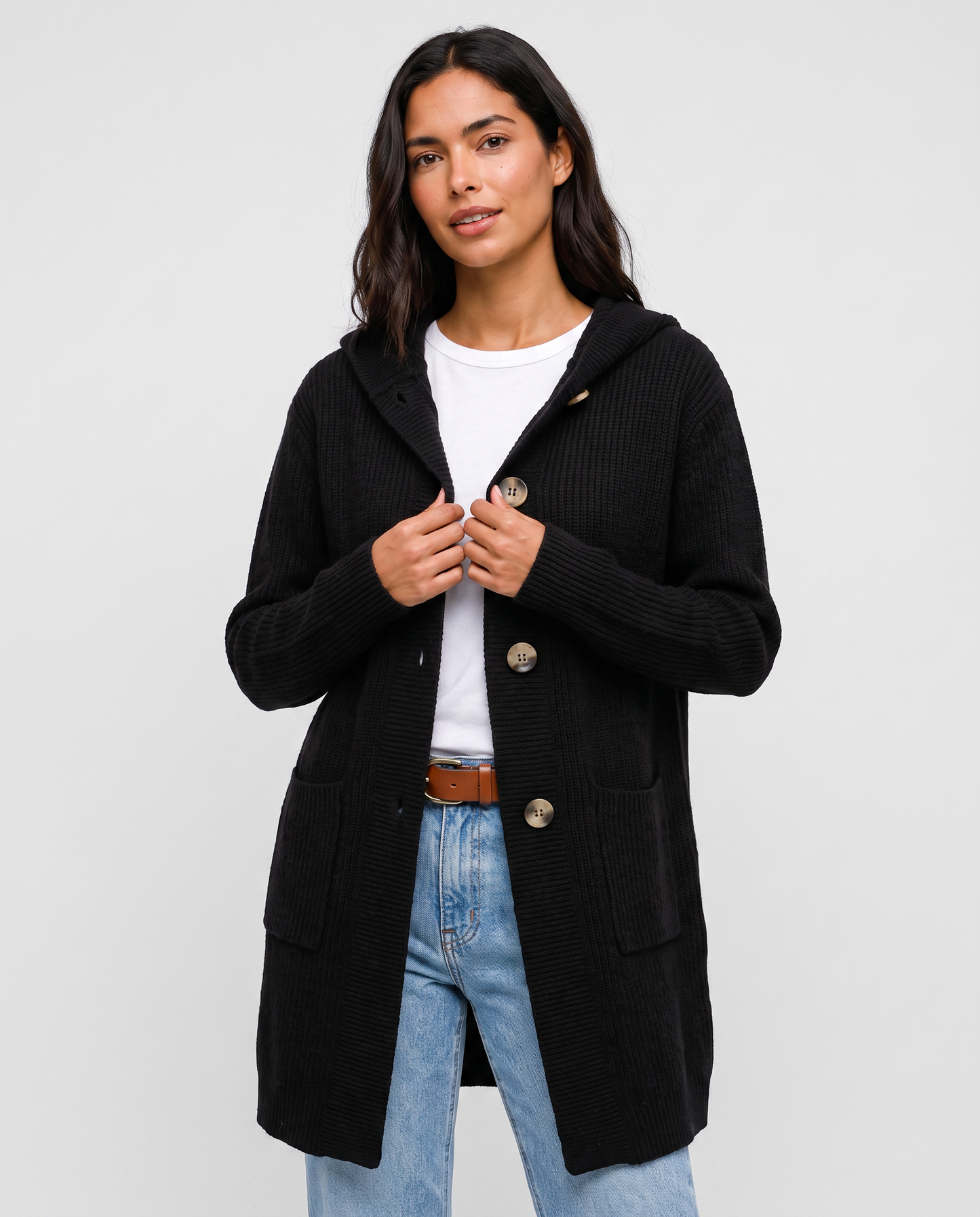 Virelle | Cardigan Long Boutonné Femme