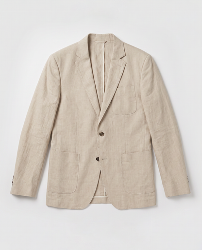 Virelle | Blazer Homme Beige Texturé