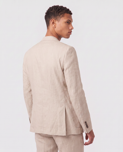 Virelle | Blazer Homme Beige Texturé