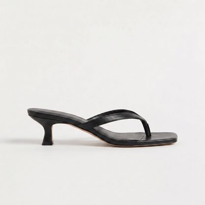 Virelle | Sandales Femme à Petit Talon et Bout Carré