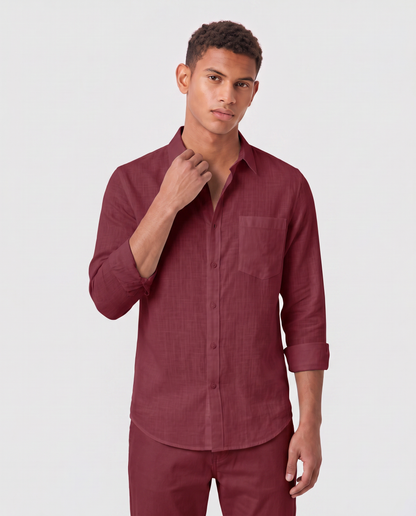 Virelle | Chemise Homme En Lin Décontractée
