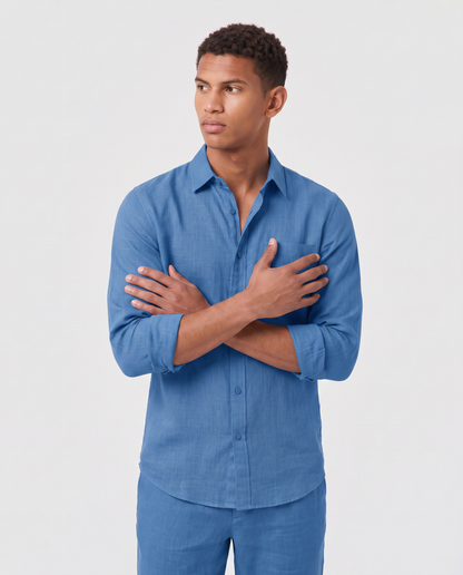 Virelle | Chemise Homme En Lin Décontractée