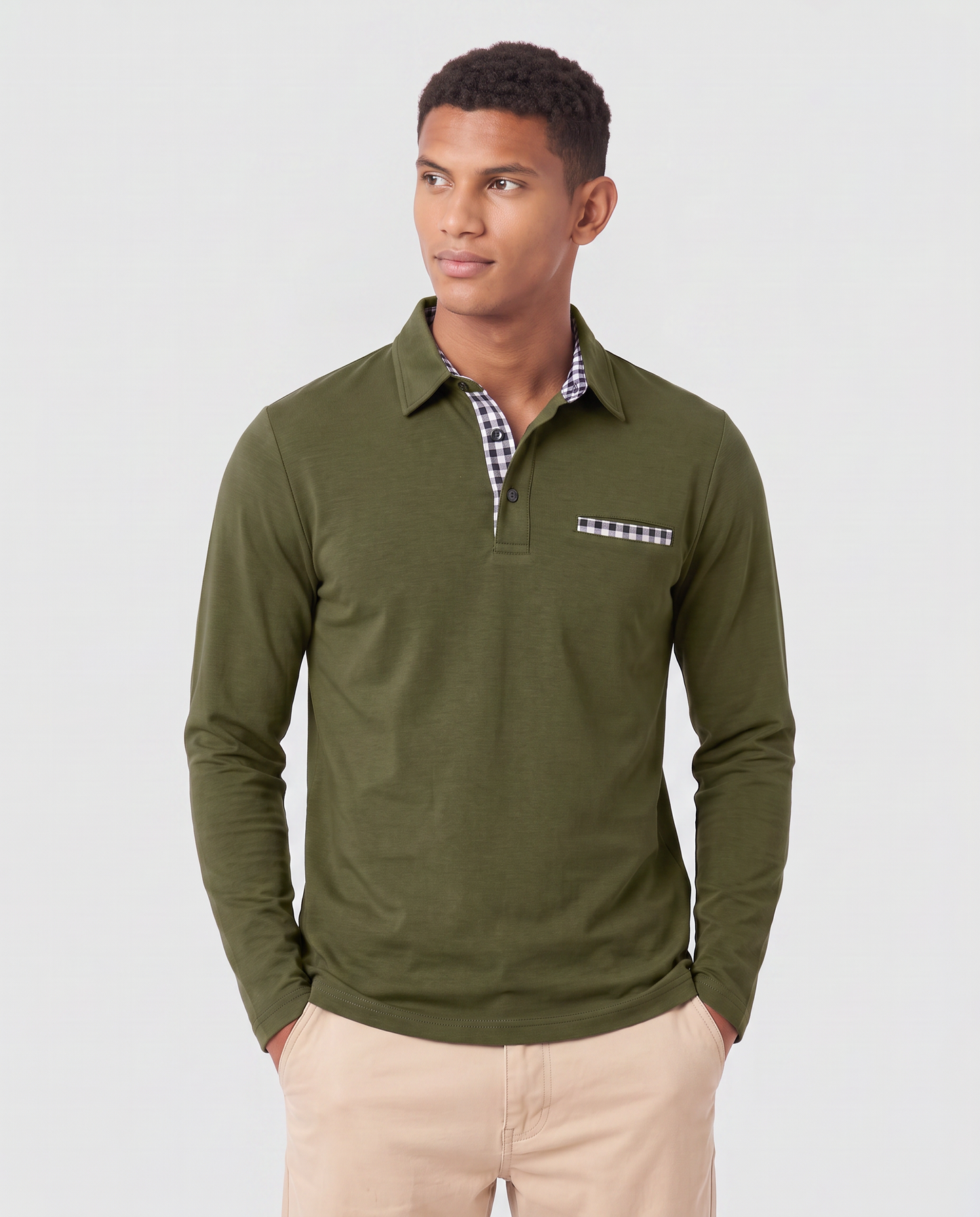 Virelle | Polo Homme Casual Manches Longues
