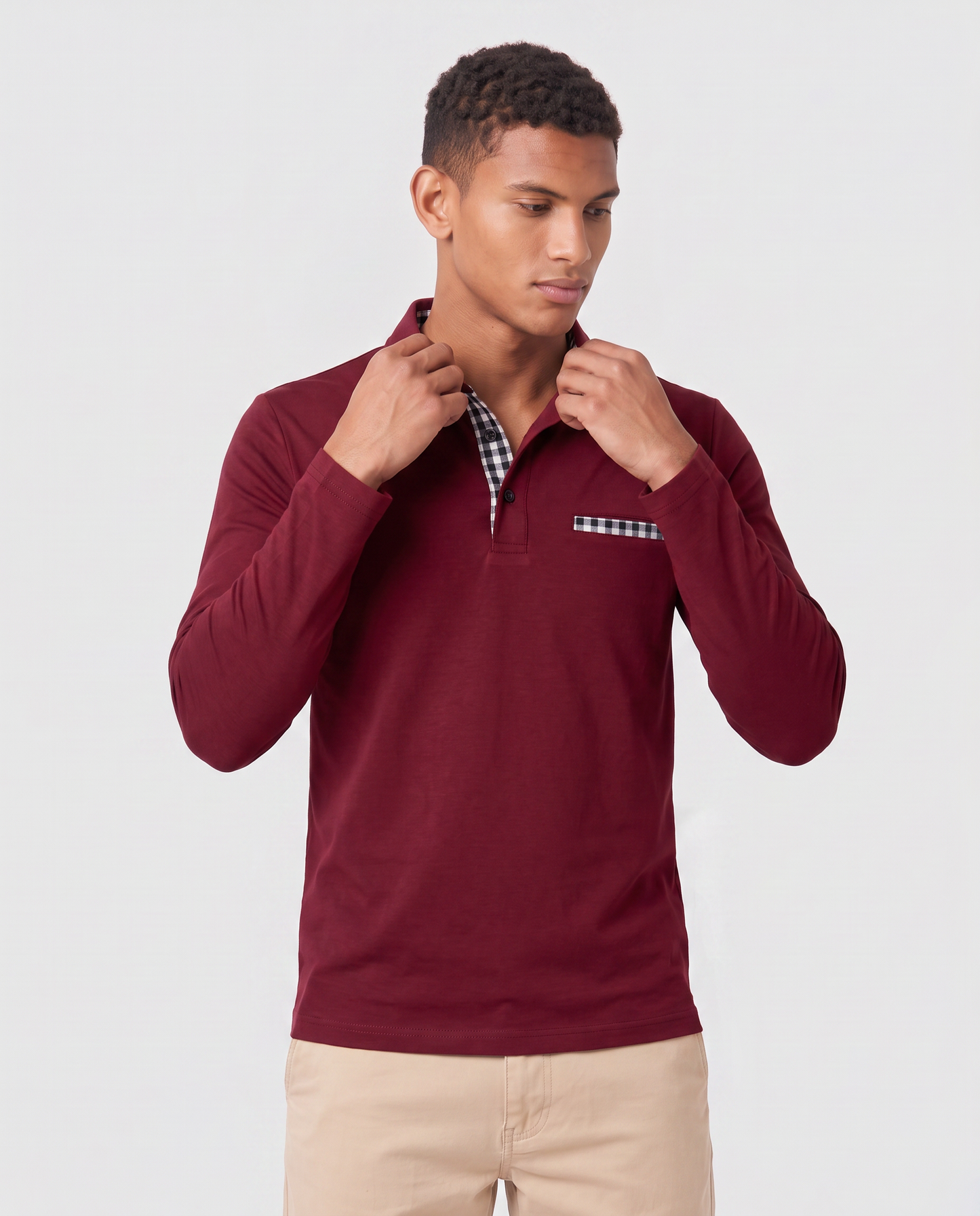 Virelle | Polo Homme Casual Manches Longues