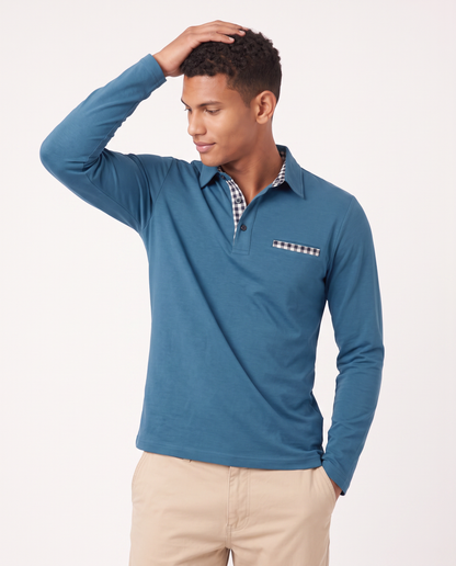 Virelle | Polo Homme Casual Manches Longues