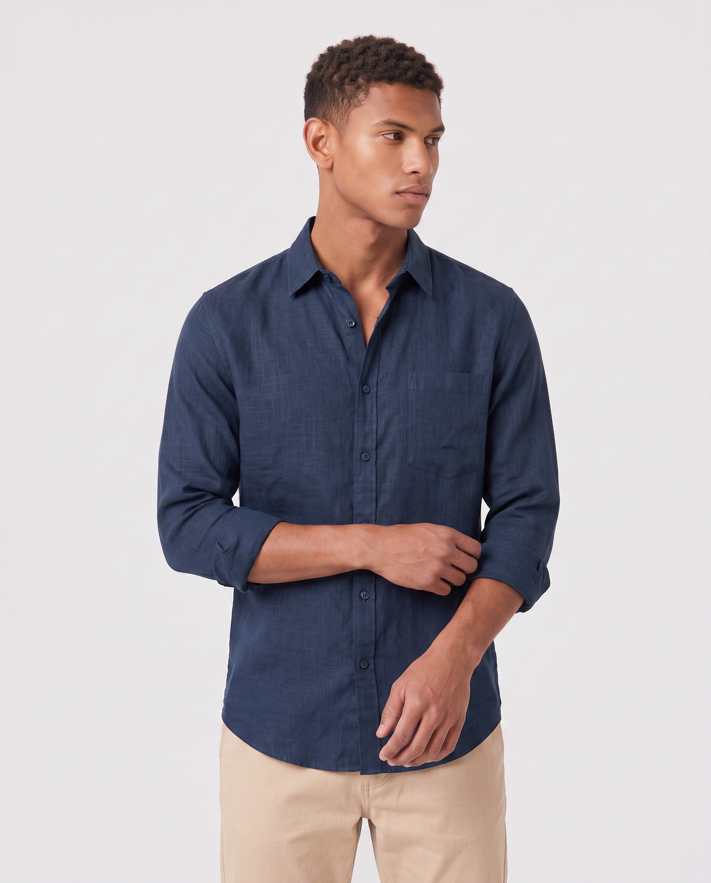 Virelle | Chemise Homme En Lin Décontractée