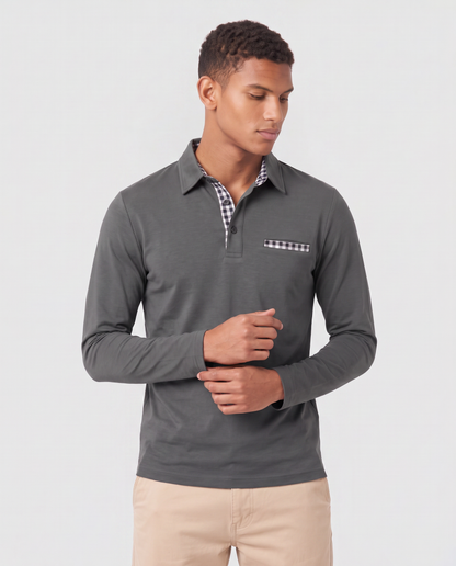 Virelle | Polo Homme Casual Manches Longues