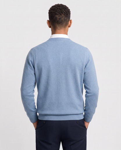 Virelle | Pull Col V Homme En Maille