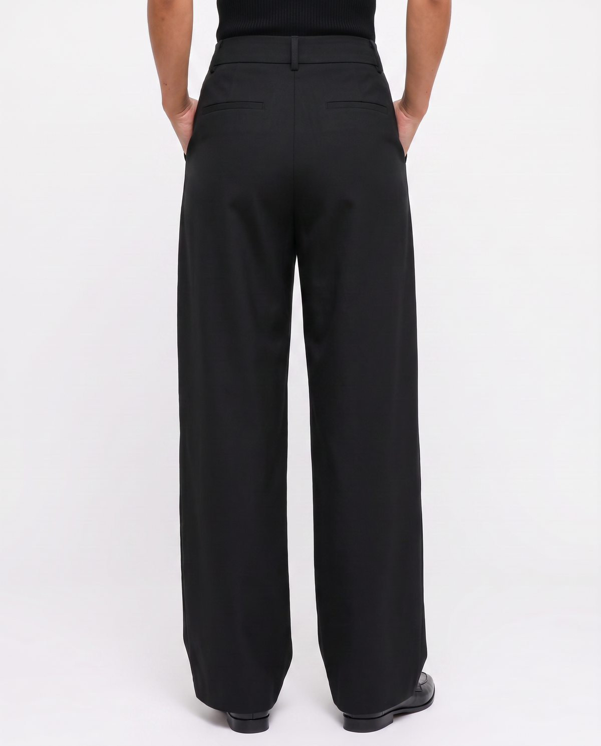 Virelle | Pantalon Asymétrique Femme Taille Haute