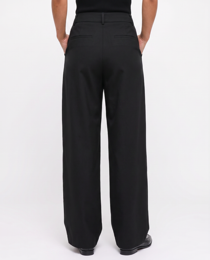 Virelle | Pantalon Asymétrique Femme Taille Haute