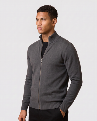 Virelle | Gilet Zippé Homme En Maille