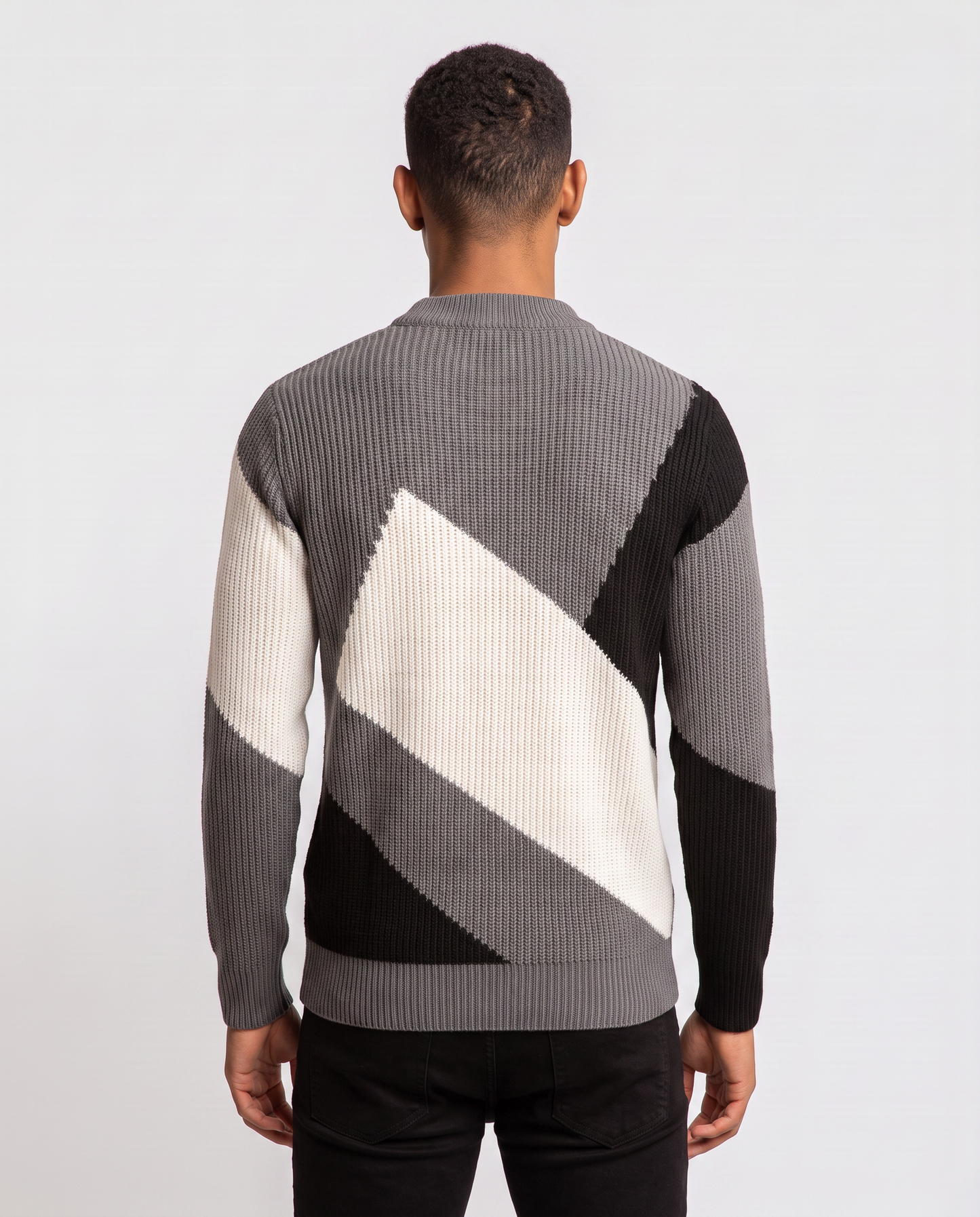 Virelle | Pull Homme En Maille À Motifs