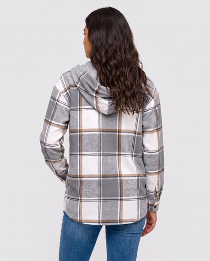 Virelle | Veste À Carreaux Avec Capuche
