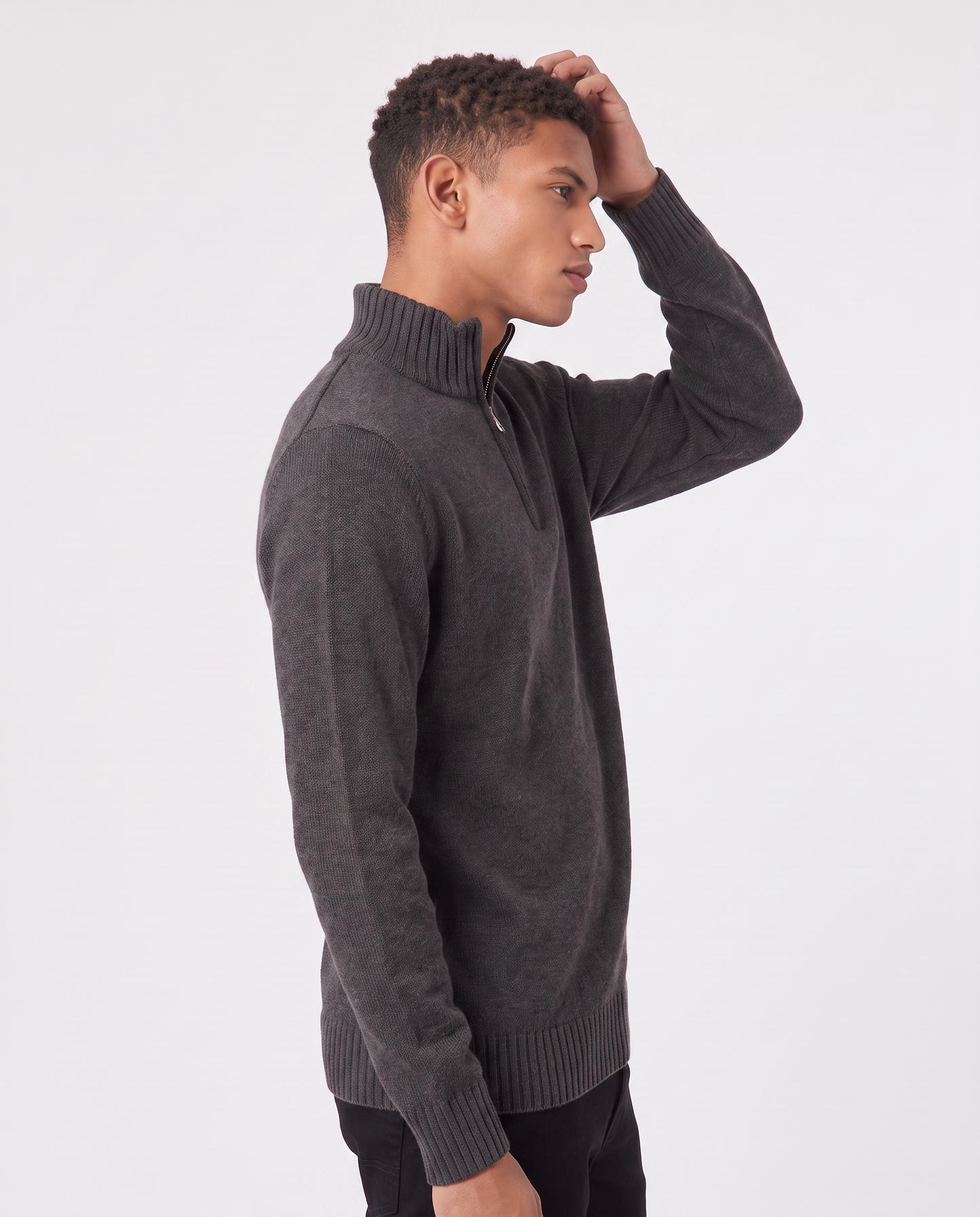 Virelle | Pull Demi-Zip Homme En Maille