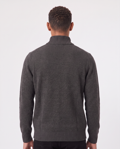 Virelle | Pull Demi-Zip Homme En Maille