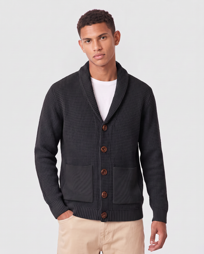 Virelle | Cardigan Homme Vintage En Maille