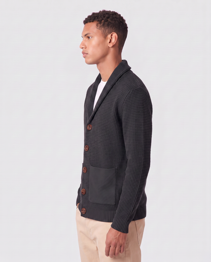 Virelle | Cardigan Homme Vintage En Maille