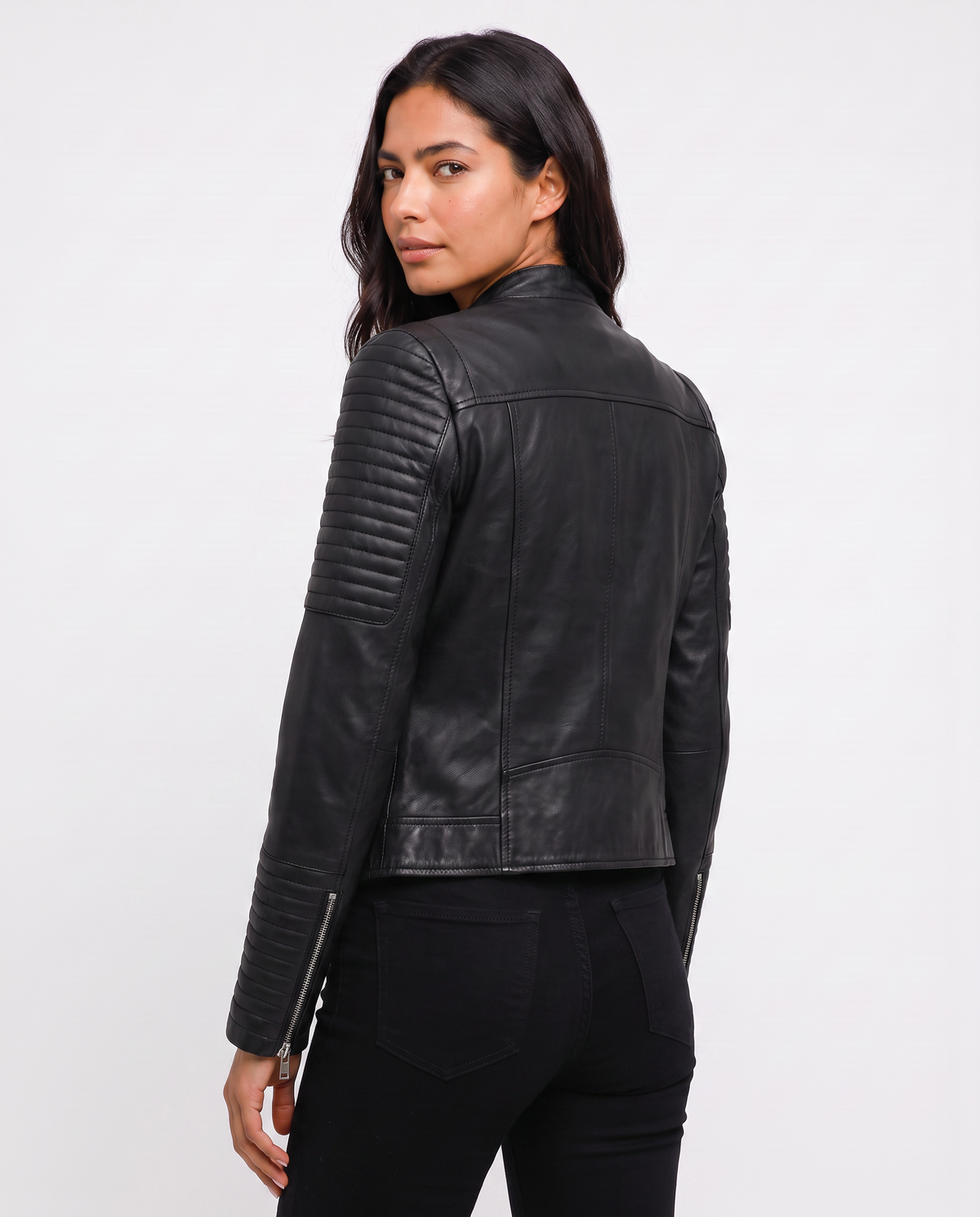 Virelle | Veste Courte Effet Cuir Femme