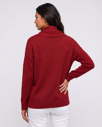 Virelle | Pull Col Bénitier Femme