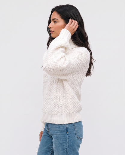 Virelle | Pull Oversize Col Roulé Femme