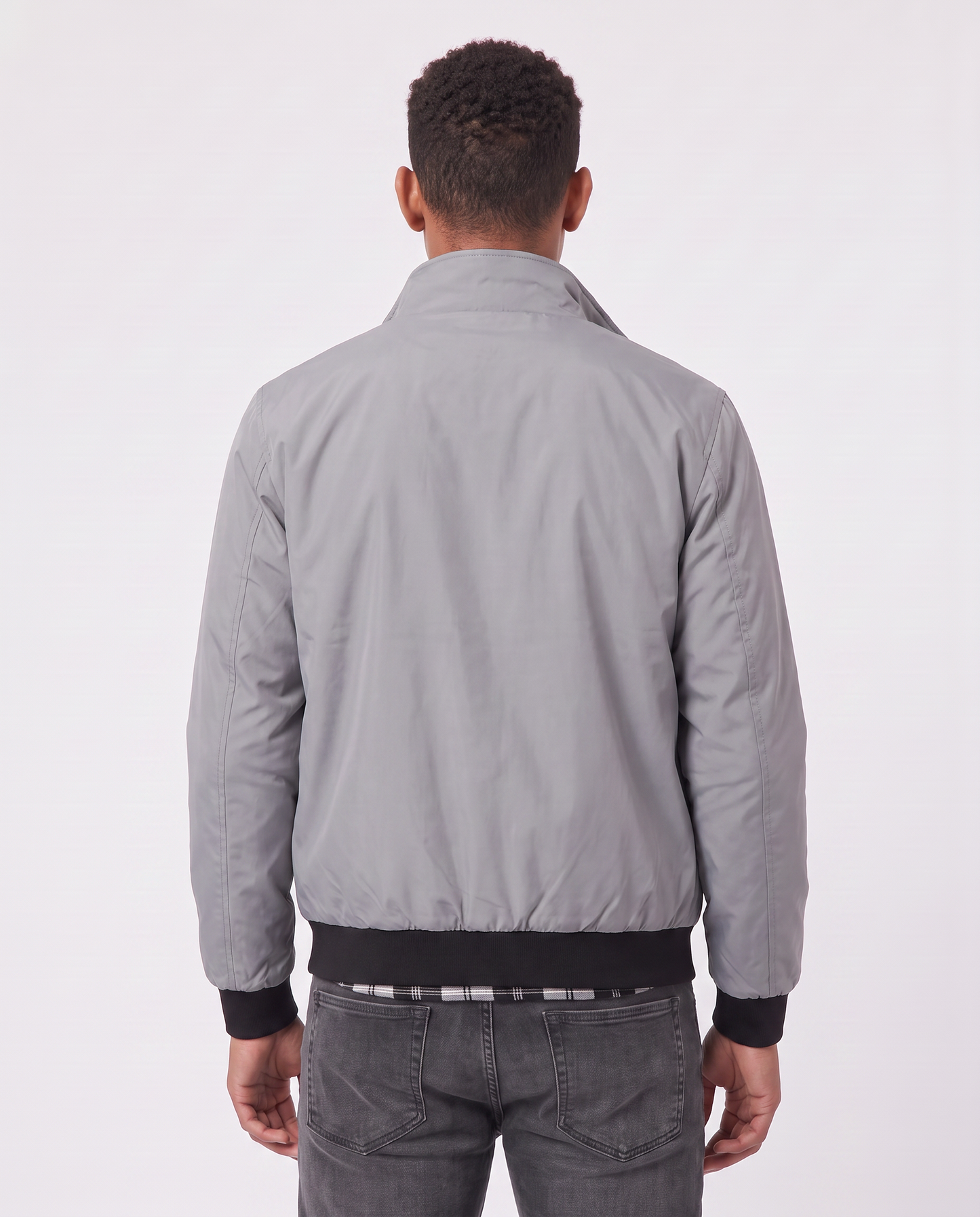 Virelle | Veste Bomber Homme - Gris Clair