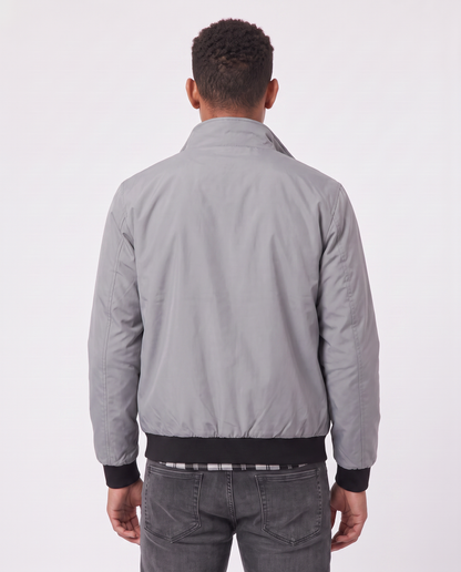 Virelle | Veste Bomber Homme - Gris Clair