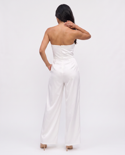 Virelle | Combinaison Satinée Bustier