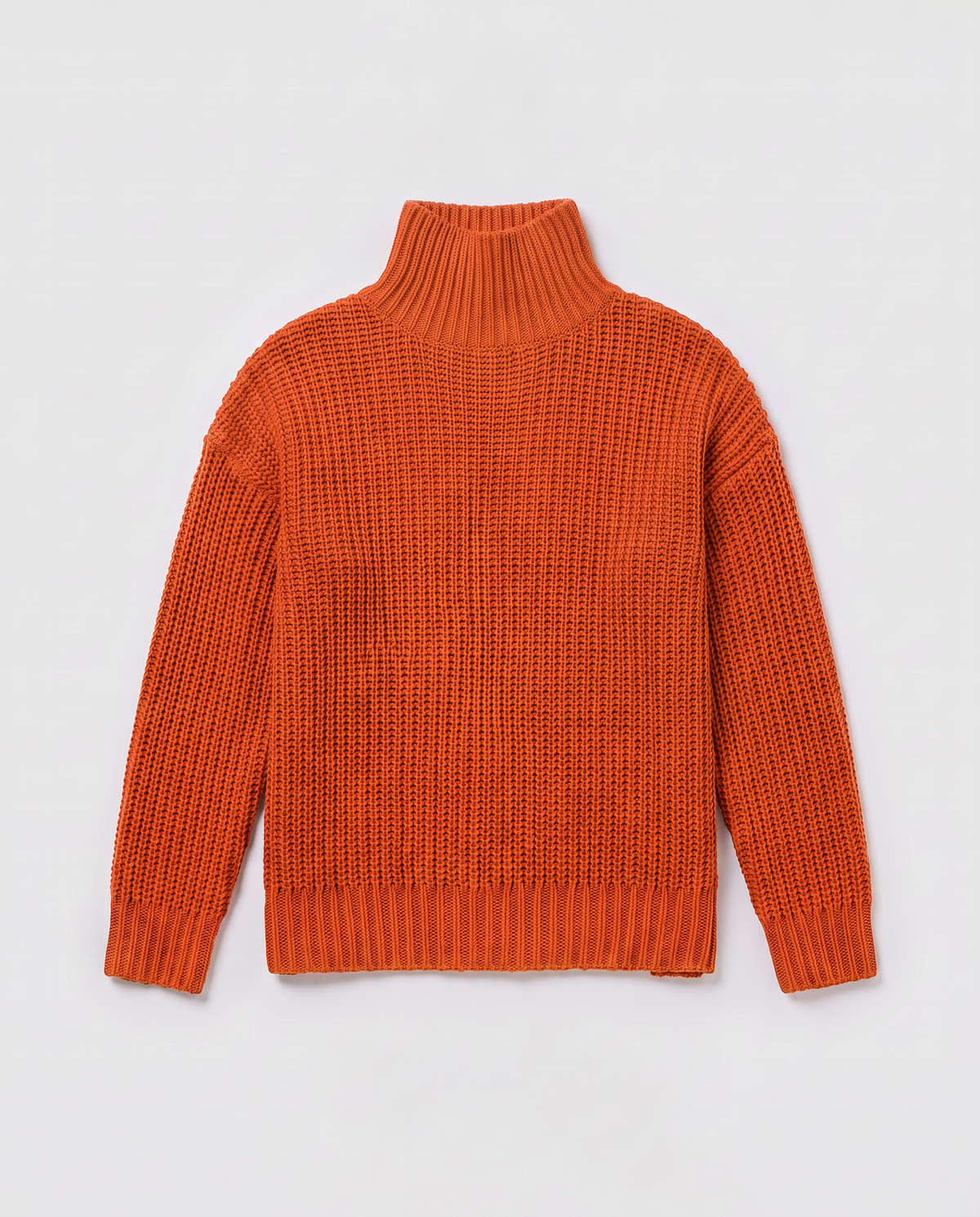 Virelle | Pull Col Roulé En Maille Épaisse