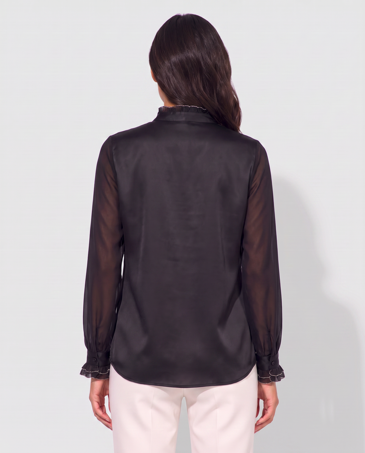 Virelle | Blouse Femme À Manches Longues Et Col V