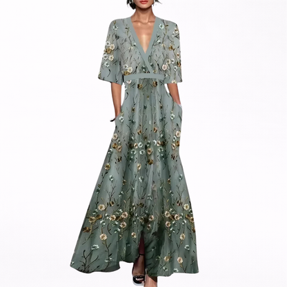 Amara | Robe Fleurie Élégante