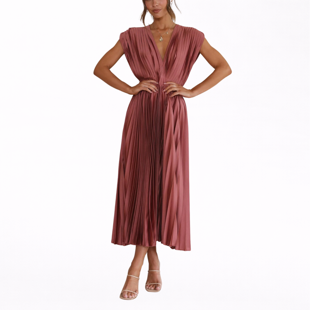 Ilvra | Robe Décolletée Élégante