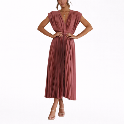 Ilvra | Robe Décolletée Élégante