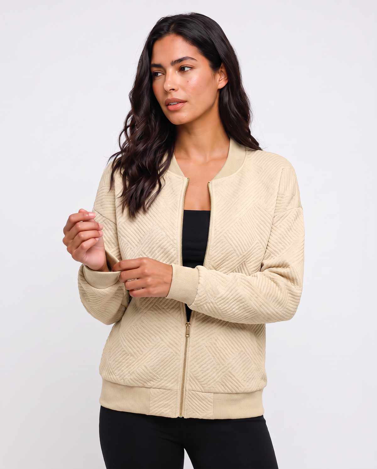 Virelle | Bomber Léger Femme Zippé