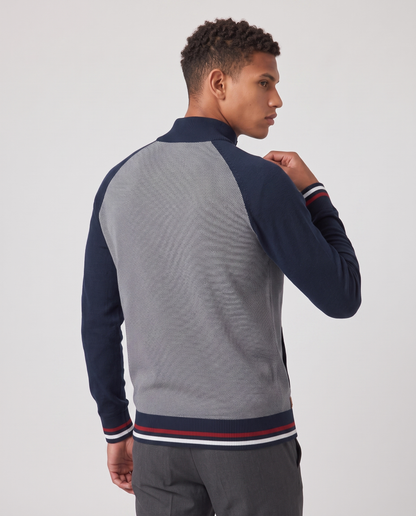 Virelle | Cardigan Homme Zippé en Coton