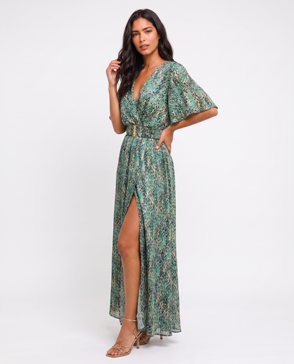 Virelle | Robe Longue Portefeuille Femme