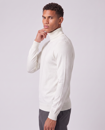 Virelle | Pull Col Roulé Homme en Maille