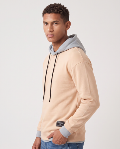 Virelle | Sweat à Capuche Homme Bicolore