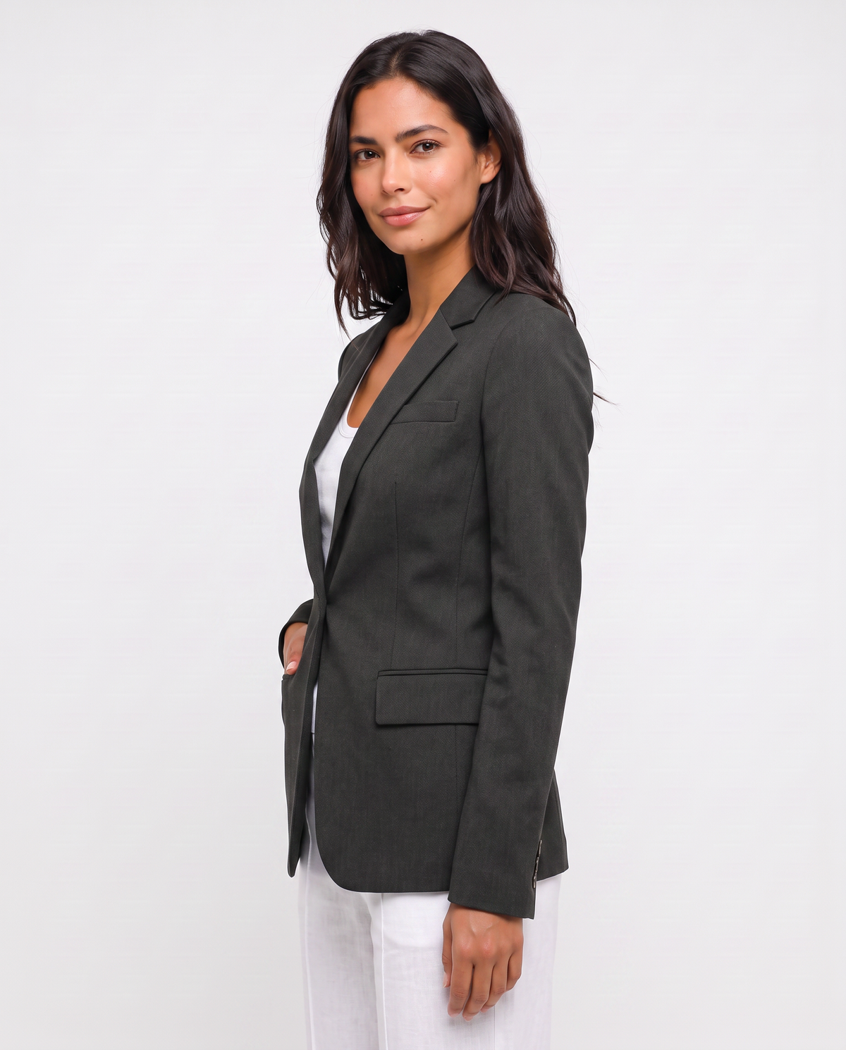 Virelle | Blazer Ajusté Femme à Un Bouton