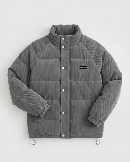 Virelle | Veste Homme Matelassée en Velours Côtelé