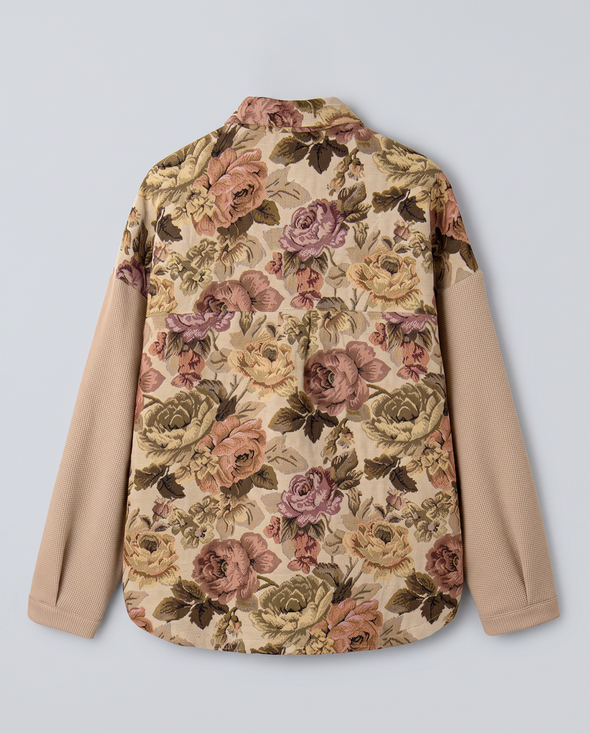 Virelle | Veste Femme en Maille Gaufrée Florale