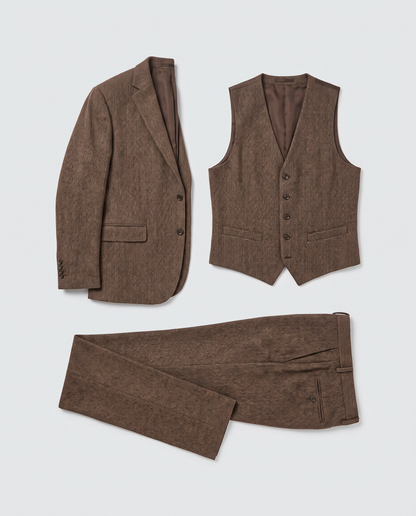 Virelle | Costume Homme 3 Pièces à Chevrons